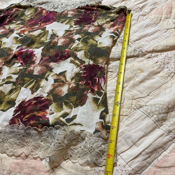 cato vintage y2k fairy floral sparkle lace trim babydoll style cami medium - Picture 7 of 7